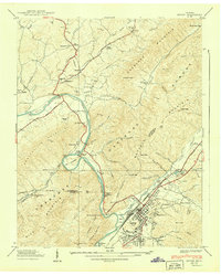 Erwin 1939 topographic map thumbnail