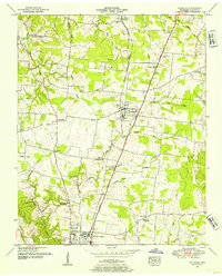 Ethridge 1951 topographic map thumbnail