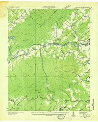 Fish Springs 1935 topographic map thumbnail