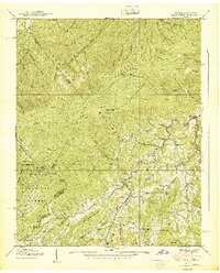 Flag Pond 1939 topographic map thumbnail