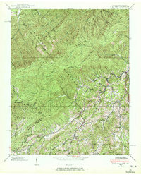 Flag Pond 1939 topographic map thumbnail