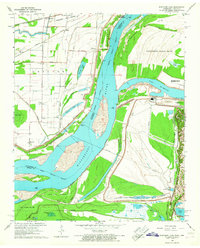 Fletcher Lake 1966 topographic map thumbnail