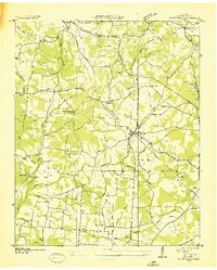 Flintville 1936 topographic map thumbnail