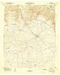 Flintville 1947 topographic map thumbnail