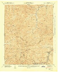 Fork Mountain 1946 topographic map thumbnail