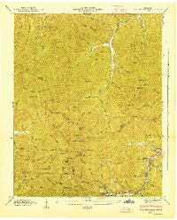 Fork Mountain 1946 topographic map thumbnail