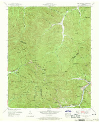 Fork Mountain 1952 topographic map thumbnail
