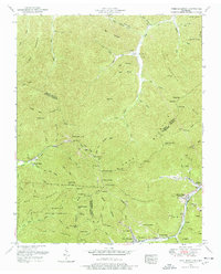 Fork Mountain 1952 topographic map preview