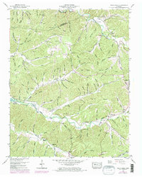 Halls Creek 1950 topographic map thumbnail