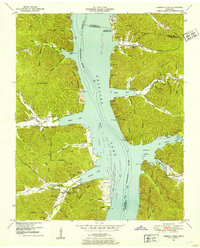 Harmon Creek 1949 topographic map thumbnail