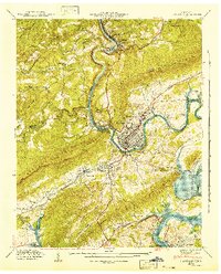 Harriman 1941 topographic map thumbnail