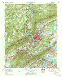 Harriman 1968 topographic map thumbnail