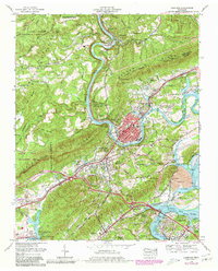Harriman 1968 topographic map thumbnail