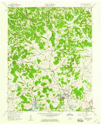 Hartsville 1958 topographic map thumbnail
