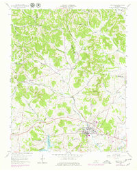 Hartsville 1958 topographic map thumbnail