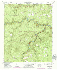 Hebbertsburg 1943 topographic map thumbnail
