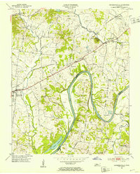 Hendersonville 1952 topographic map thumbnail