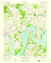 Hendersonville 1957 topographic map thumbnail