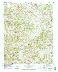 Henrietta 1957 topographic map preview