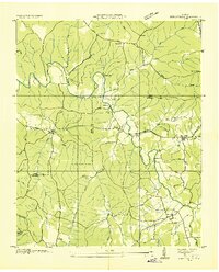 Henryville 1936 topographic map thumbnail