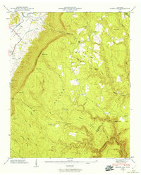 Henson Gap 1946 topographic map thumbnail