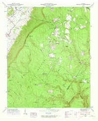 Henson Gap 1946 topographic map thumbnail