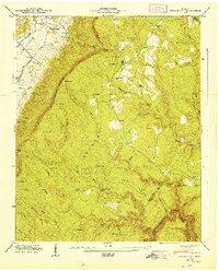 Henson Gap 1947 topographic map thumbnail