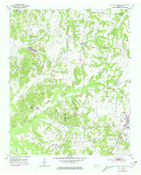 Hickory Valley 1951 topographic map thumbnail