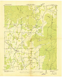 Hillsboro 1936 topographic map thumbnail