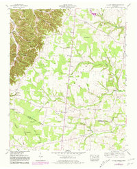 Hollow Springs 1953 topographic map thumbnail