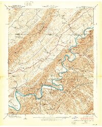 Holston Valley 1938 topographic map thumbnail