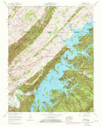 Holston Valley 1960 topographic map thumbnail