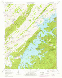 Holston Valley 1960 topographic map thumbnail