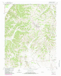 Hornbeak 1964 topographic map thumbnail