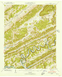 Howard Quarter 1942 topographic map thumbnail