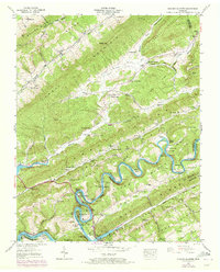 Howard Quarter 1942 topographic map thumbnail
