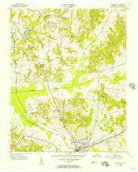 Huntingdon 1955 topographic map thumbnail