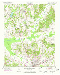 Huntingdon 1955 topographic map thumbnail