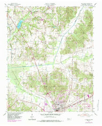 Huntingdon 1955 topographic map thumbnail
