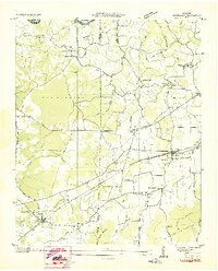 Huntland 1936 topographic map thumbnail