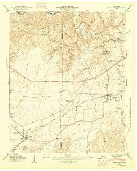 Huntland 1947 topographic map thumbnail