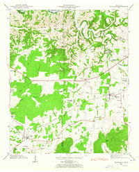 Huntland 1947 topographic map thumbnail