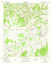 Huntland 1947 topographic map thumbnail
