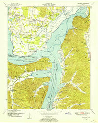Hustburg 1949 topographic map thumbnail