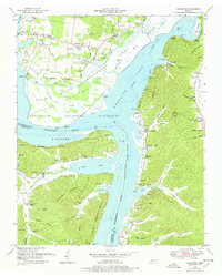 Hustburg 1949 topographic map thumbnail