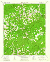 Iron Mountain Gap 1960 topographic map thumbnail