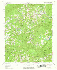 Iron Mountain Gap 1960 topographic map thumbnail
