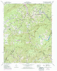 Iron Mountain Gap 1960 topographic map thumbnail