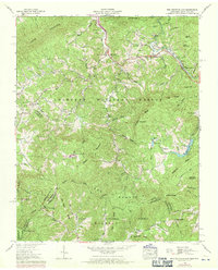 Iron Mountain Gap 1960 topographic map thumbnail