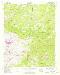Isabella 1957 topographic map thumbnail